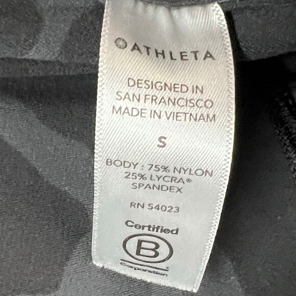 Athleta Salutation Jogger Womens S Black Camo Pockets High Rise Yoga Gym UPF50 - Picture 12 of 15